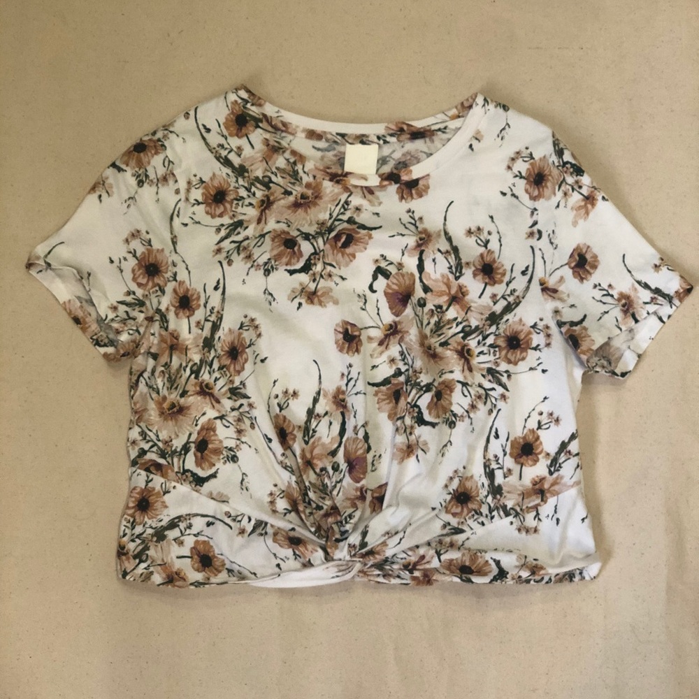 H&M Floral Crop Top